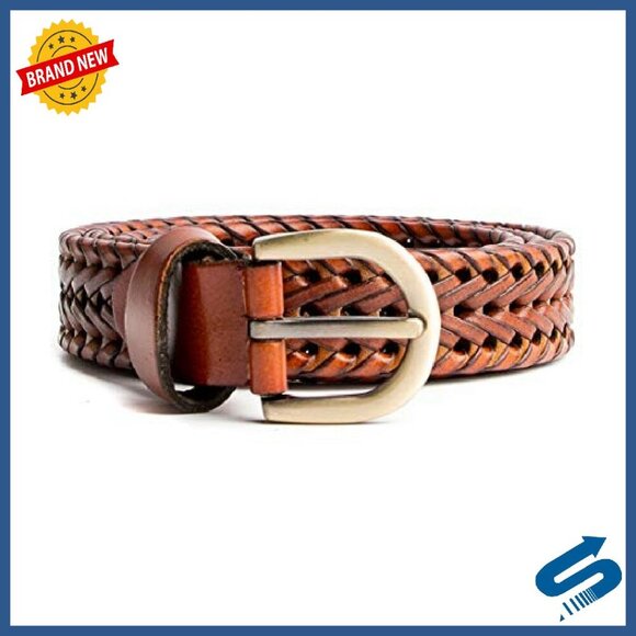Adjustable Braided Leather Belt for Women - Genuine Cowhide - Casual Wear main image 4